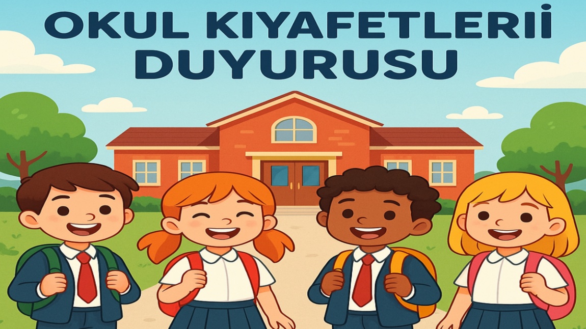 OKUL KIYAFETLERİMİZ BELİRLENMİŞTİR...